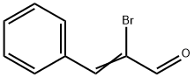 α-ブロモけい皮アルデヒド 化学構造式