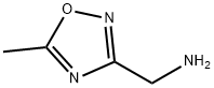 (5-methyl-1,2,4-oxadiazol-3-yl)methylamine hydrochloride Structure