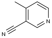 3-氰基-4-甲基吡啶 结构式