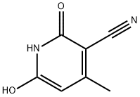 3-Cyano-2,6-dihydroxy-4-methylpyridine Structure