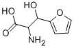 alpha-amino-beta-hydroxyfuran-2-propionic acid  Struktur