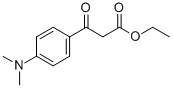 ETHYL (4-DIMETHYLLAMINOBENZOYL) ACETATE Structure