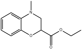 ETHYL 4-METHYL-3,4-DIHYDRO-2H-BENZO[B][1,4]OXAZINE-2-CARBOXYLATE Structure