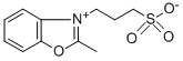 3-(2-METHYL-1,3-BENZOXAZOL-3-IUM-3-YL)-1-PROPANESULFONATE Struktur