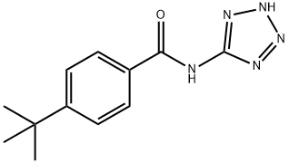 Benzamide, 4-(1,1-dimethylethyl)-N-1H-tetrazol-5-yl- (9CI) Struktur