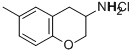 6-METHYL-CHROMAN-3-YLAMINE HYDROCHLORIDE Structure