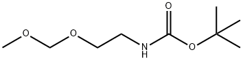 Carbamic acid, [2-(methoxymethoxy)ethyl]-, 1,1-dimethylethyl ester (9CI) Struktur