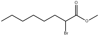 2-ブロモオクタン酸メチル 化学構造式