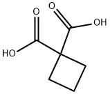 1,1-シクロブタンジカルボン酸 化学構造式