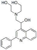 2-(bis(2-hydroxyethyl)amino)-1-(2-phenylquinolin-4-yl)ethanol Struktur