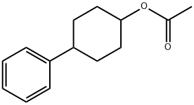(4-phenylcyclohexyl) acetate 结构式