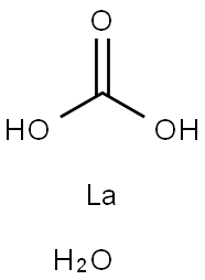 水合碳酸镧(III) 结构式