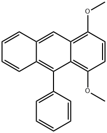 1,4-Dimethoxy-9-phenylanthracene Struktur