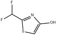 4-Thiazolol, 2-(difluoromethyl)- (9CI) 结构式