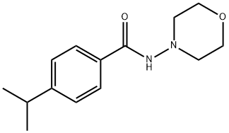 Benzamide, 4-(1-methylethyl)-N-4-morpholinyl- (9CI) Structure