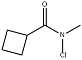 Cyclobutanecarboxamide, N-chloro-N-methyl- (9CI) Structure