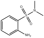 2-アミノ-N,N-ジメチルベンゼンスルホンアミド 化学構造式