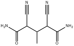 ２·４ジシアノ３メチルグルタルアミド 化学構造式