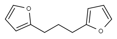 2-[3-(2-furyl)propyl]furan Struktur