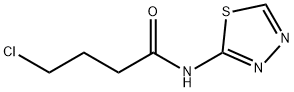 4-chloro-N-(1,3,4-thiadiazol-2-yl)butanamide Structure