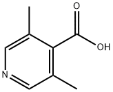 3,5-dimethylpyridine-4-carboxylic acid Struktur