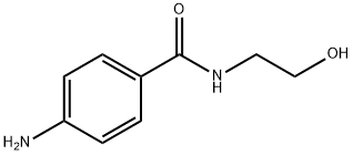 4-氨基苯甲酰胺基乙醇, 54472-45-6, 结构式