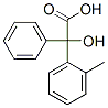 2-hydroxy-2-(2-methylphenyl)-2-phenyl-acetic acid Struktur