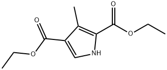3-METHYL-1H-PYRROLE 2,4-DICARBOXYLIC ACID DIETHYL ESTER Struktur