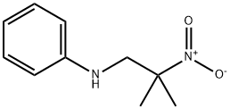 N-(2-メチル-2-ニトロプロピル)ベンゼンアミン 化学構造式