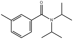 N,N-二异丙基-3-甲基苯甲酰胺,5448-36-2,结构式