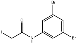 N-(3,5-dibromophenyl)-2-iodo-acetamide Structure