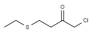 2-Butanone,  1-chloro-4-(ethylthio)- Structure