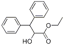 α-ヒドロキシ-β-フェニルベンゼンプロパン酸エチル 化学構造式