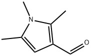 1,2,5-トリメチル-1H-ピロール-3-カルブアルデヒド 化学構造式
