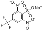 2,6-DINITRO-4-TRIFLUOROMETHYLBENZENESULFONIC ACID SODIUM SALT Structure