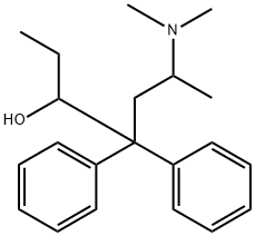 Alphamethadol Struktur