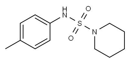 N-(4-methylphenyl)piperidine-1-sulfonamide,5450-07-7,结构式