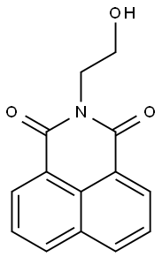 2-(2-HYDROXYETHYL)-1H-BENZO[DE]ISOQUINOLINE-1,3(2H)-DIONE Struktur
