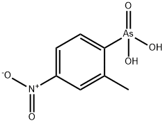 (2-methyl-4-nitro-phenyl)arsonic acid Struktur