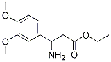 Benzenepropanoic acid, b-aMino-3,4-diMethoxy-, ethyl ester Structure