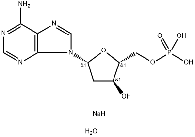 2-脱氧酰苷-5-一磷酸二钠盐 结构式