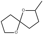 2-メチル-1,6-ジオキサスピロ[4.4]ノナン 化学構造式