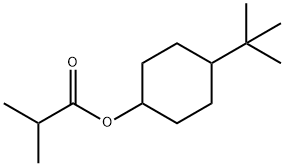 4-叔丁基环己基异丁酸酯,5451-57-0,结构式