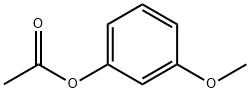 1-アセトキシ-3-メトキシベンゼン 化学構造式