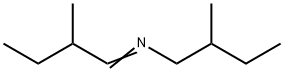 N-(2-Methylbutylidene)-2-methylbutane-1-amine 结构式