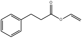 Vinyl 3-phenylpropanoate 化学構造式