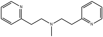 N-Methyl-N,N-bis(2-pyridylethyl)amine 化学構造式
