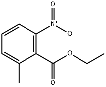 2-甲基-6-硝基苯甲酸乙酯 结构式