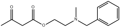 2-(苄基甲基氨基)乙基乙酰乙酸酯, 54527-65-0, 结构式