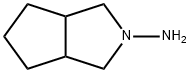 3,3a,4,5,6,6a-ヘキサヒドロシクロペンタ[c]ピロール-2(1H)-アミン 化学構造式